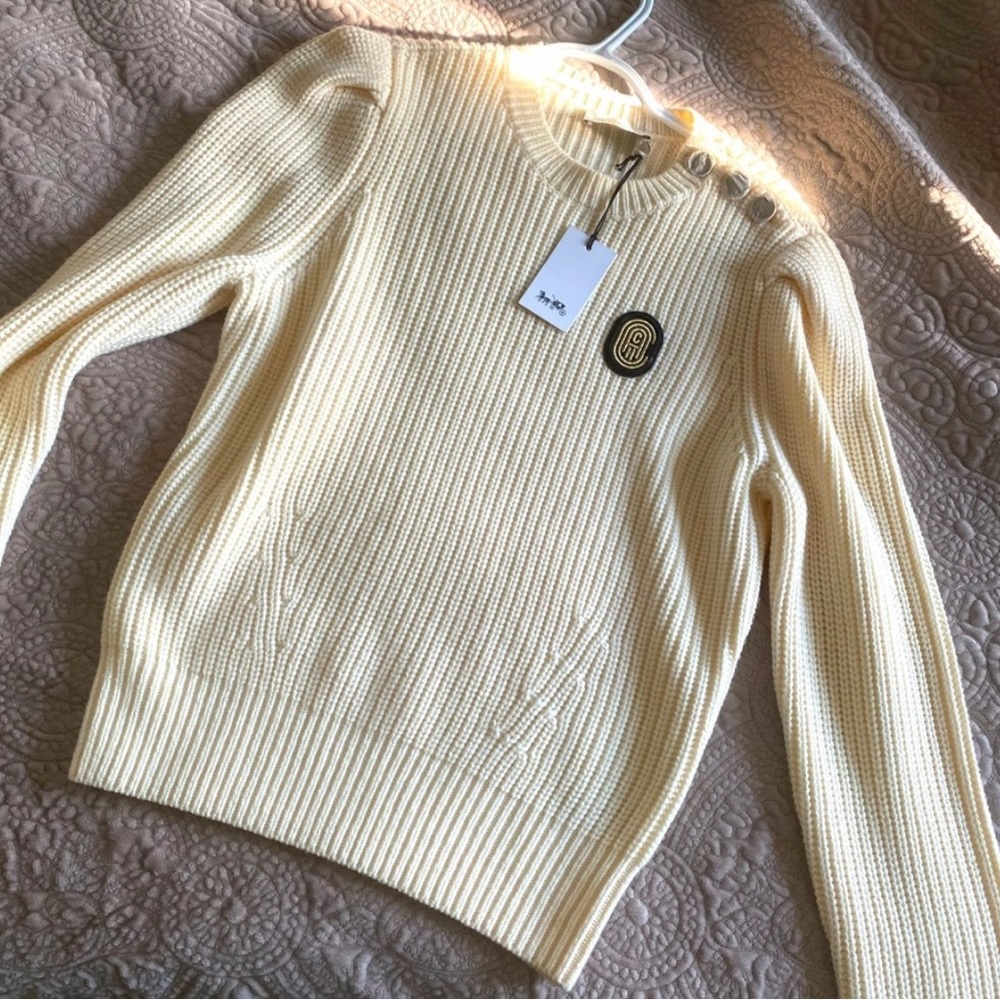 Coach sweat top ‼️SOLD ‼️‼️‼️